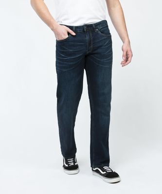 driven relaxed straight jeans
