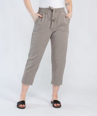 cropped straight pants