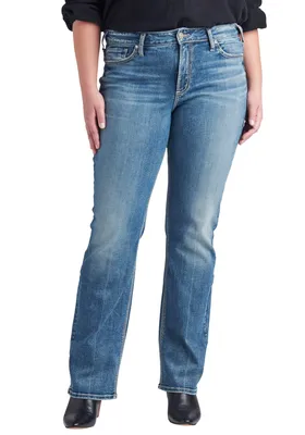 mid rise slim bootcut jeans suki WB