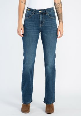 flawless high rise boot cut jeans