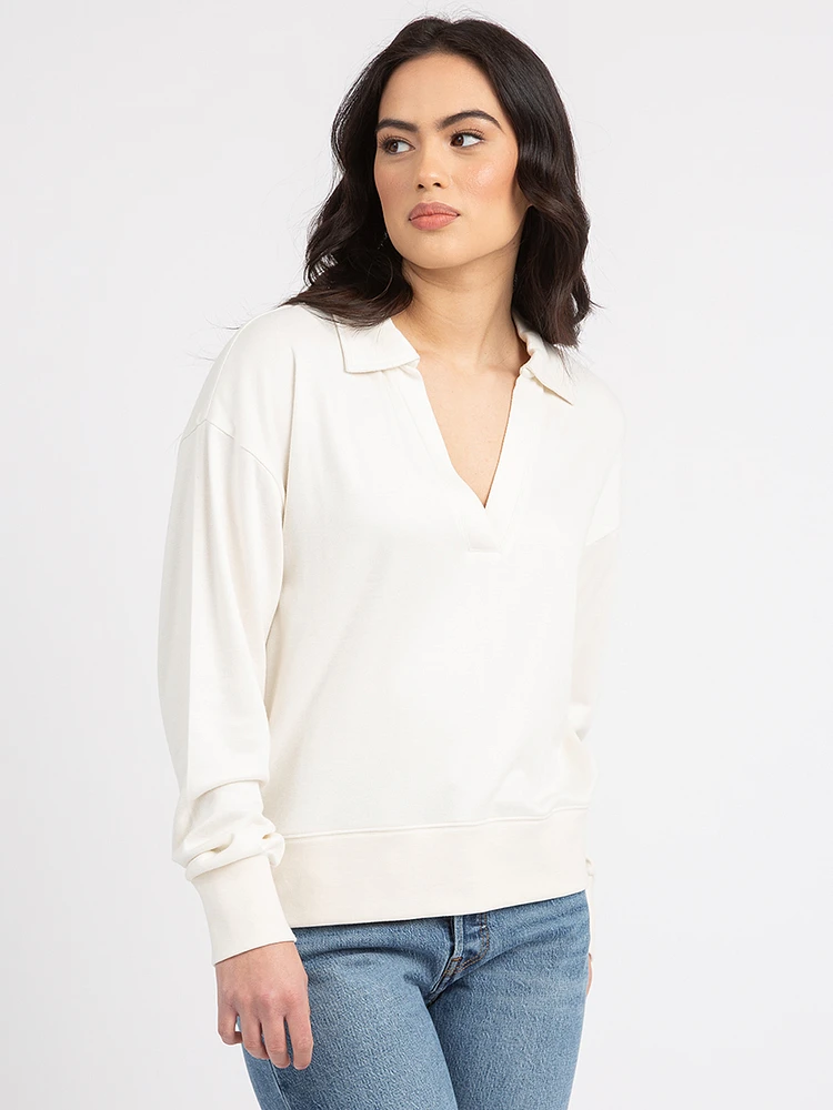 theia johnny collar popover