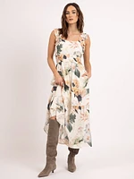 gretchen square neck maxi dress