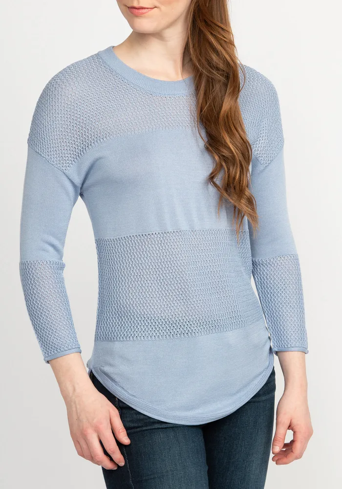 janessa crew neck popover