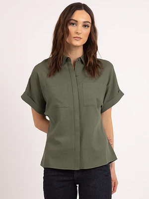 nathalie utility shirt