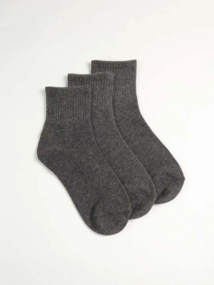 women's essential 3 pack crew socks