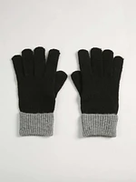 women's color block gloves