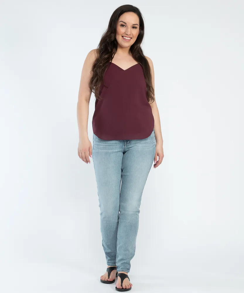 louise double layer basic cami