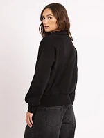 tatum 1/4 zip mock neck sweatshirt