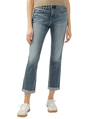 Beau High Rise Slim Leg Luxe Stretch Jeans