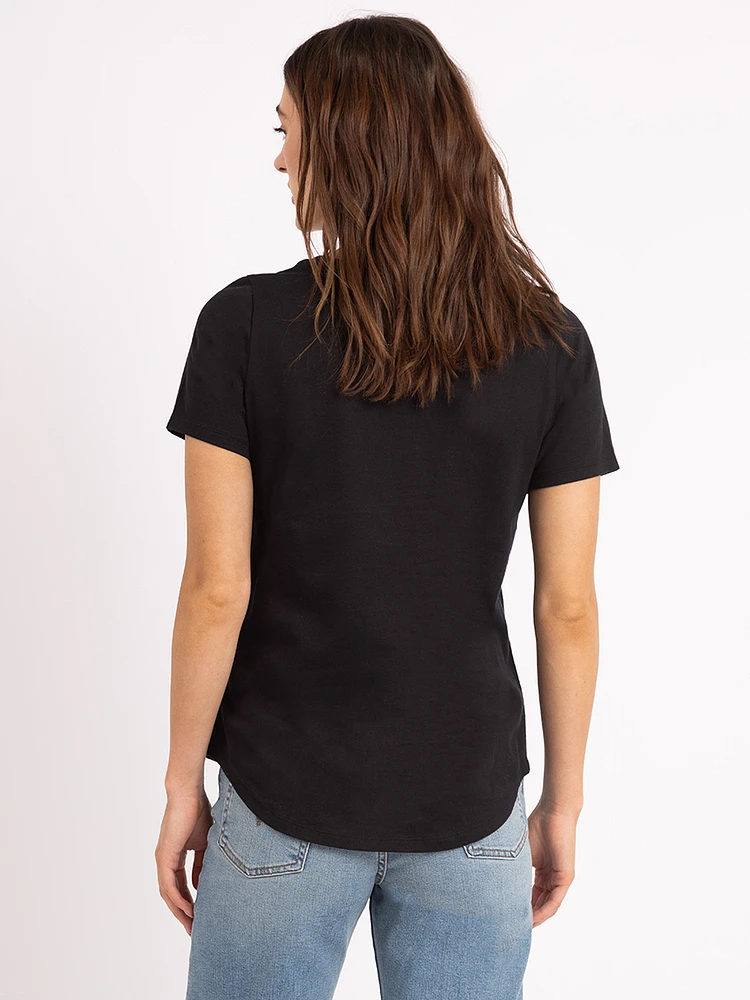 saige scoop neck t-shirt