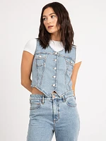 mattie denim vest