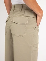 buffy high rise utility crop olive