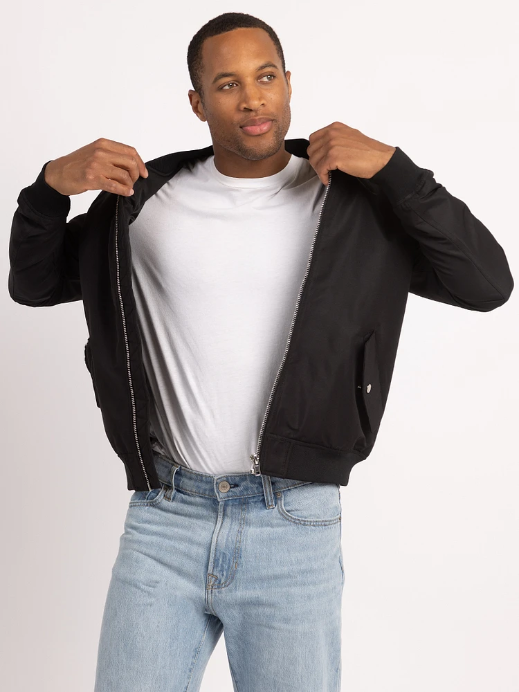 black maverick bomber jacket