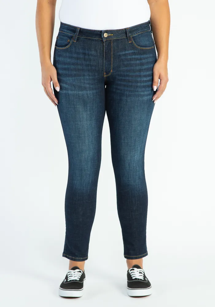 sexy curve mid rise skinny jeans