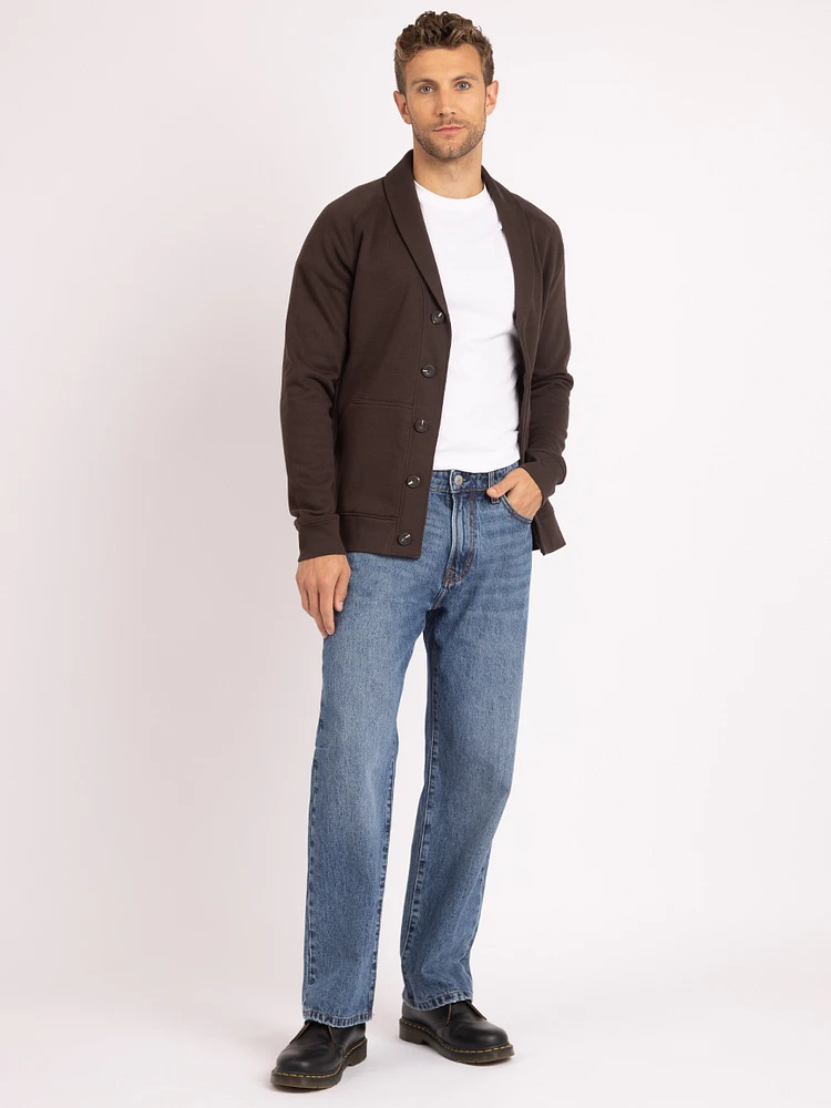 seth fleece cardigan