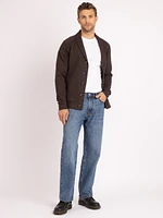 seth fleece cardigan