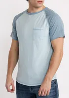 aaron snow wash pocket t-shirt