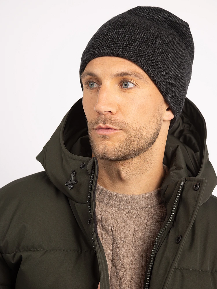 men's fleece lined winter hat