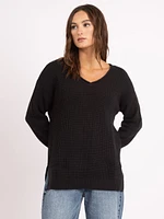 nevis v neck sweater