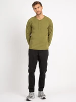 lucas long sleeve henley t-shirt