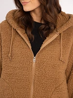 carley full zip sherpa hoodie