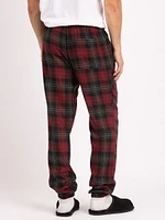 carter flannel jogger