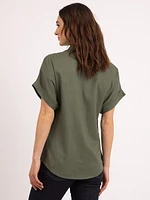 nathalie utility shirt