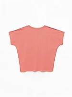 jolie crew neck washed tee