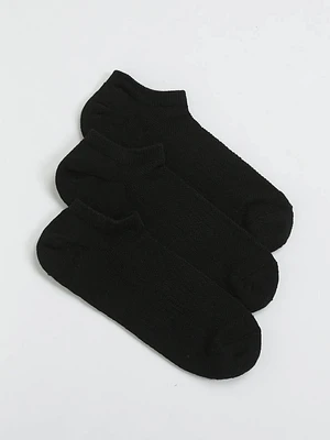 men's essential 3 pack no show socks