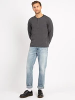 lucas long sleeve henley t-shirt