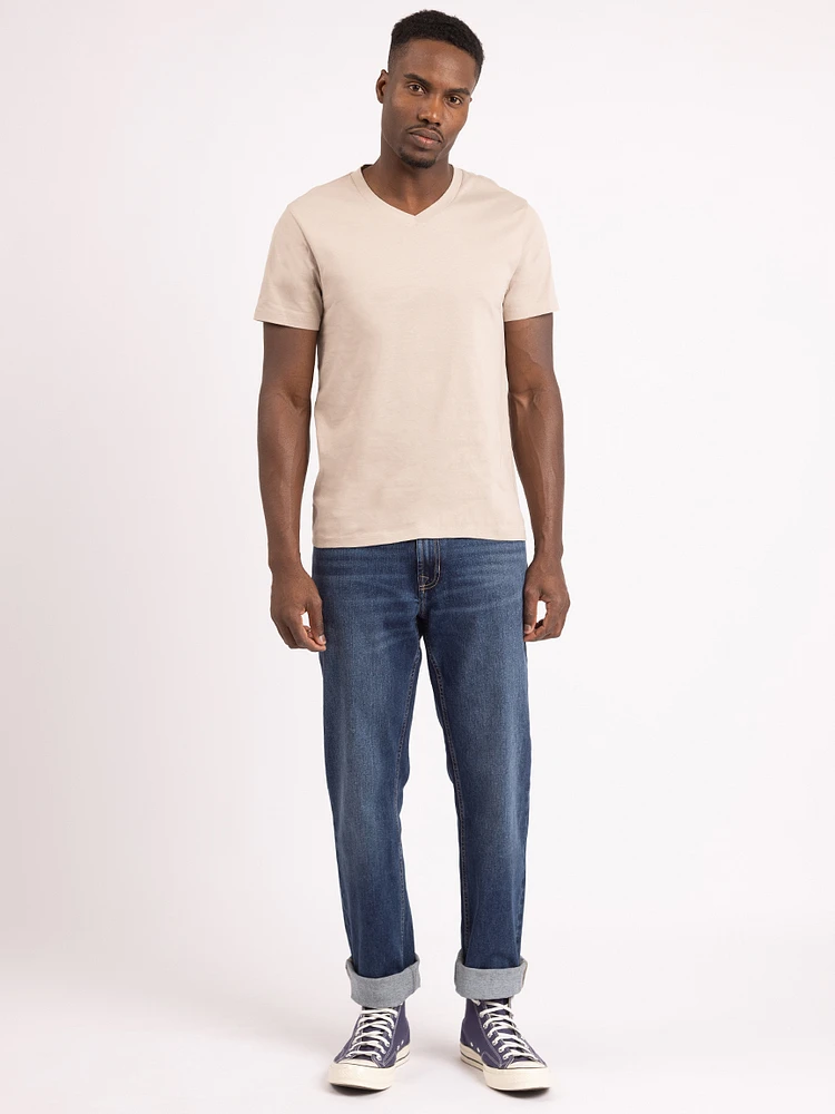 miles v neck basic tee