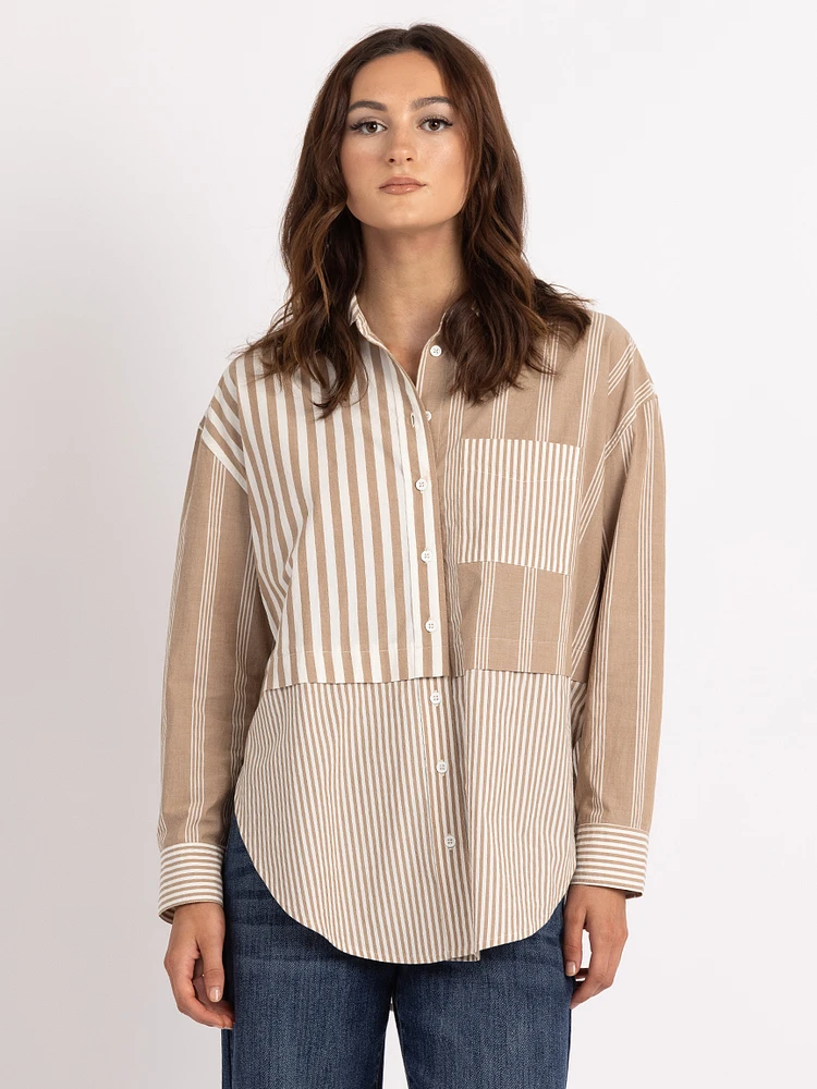 kelsea stripe shirt