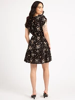 maren tulip sleeve tiered dress