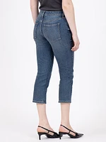 mid-rise slim capri medium authentic