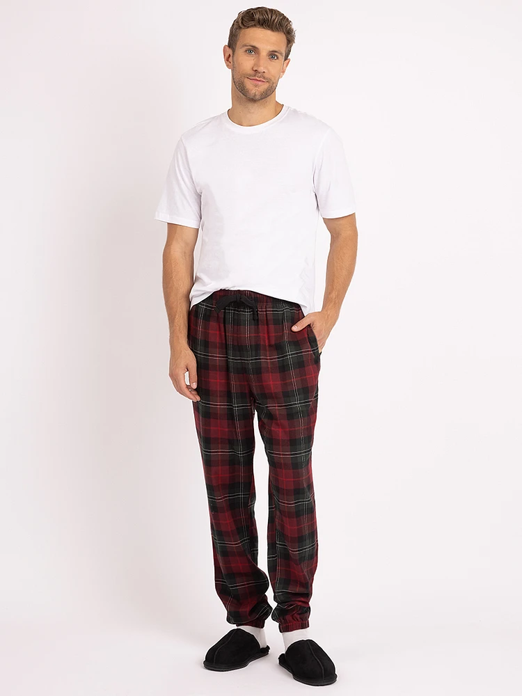 carter flannel jogger