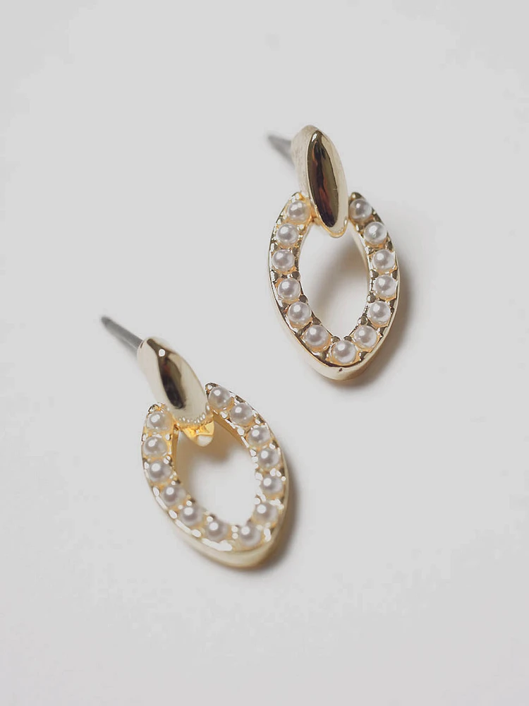 3 pack gold earrings