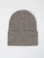 essential ribbed marl beanie