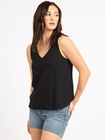 maisie double v neck tank top