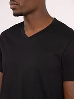 miles v neck basic tee