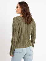 zarina v neck sweater