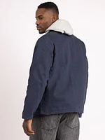 matteo canvas trucker jacket