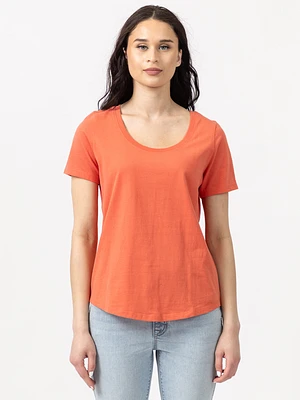 saige scoop neck t-shirt