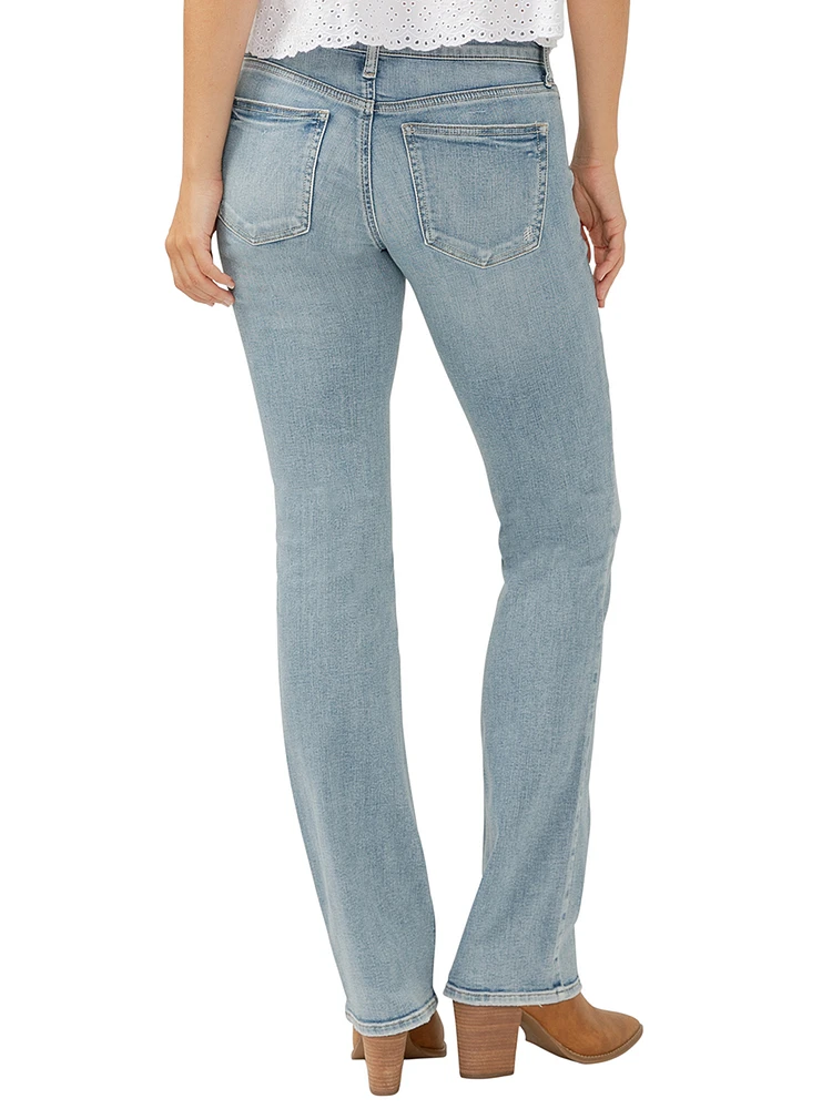 Britt Low Rise Slim Bootcut Jeans