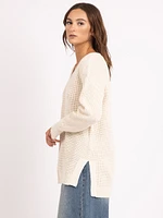 nevis v neck sweater