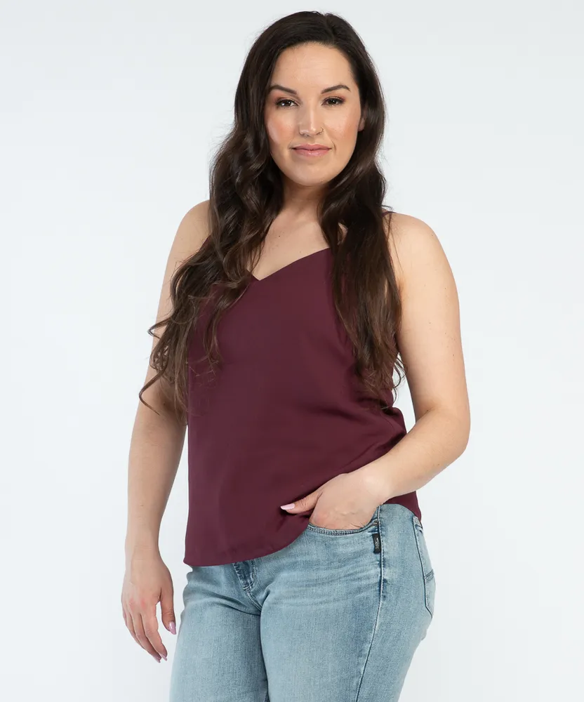 louise double layer basic cami