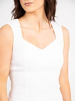 gaia sweetheart neckline tank top