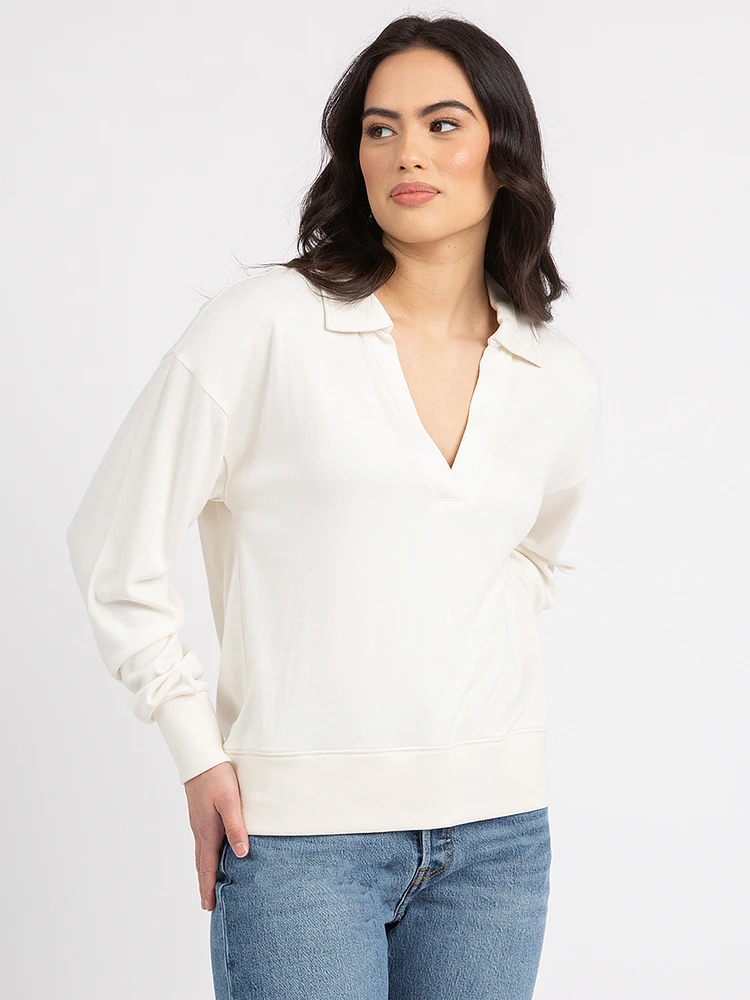 theia johnny collar popover