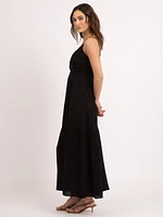 romy vneck maxi dress