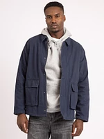 matteo canvas trucker jacket