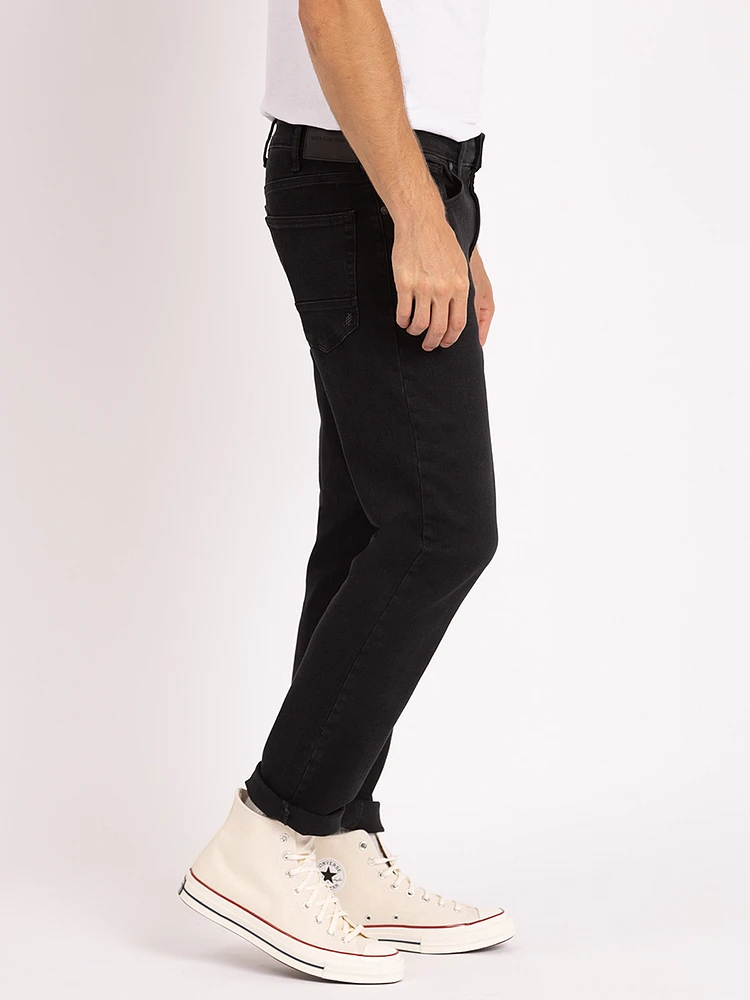 eddie athletic taper jean black